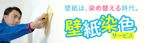 壁紙染色